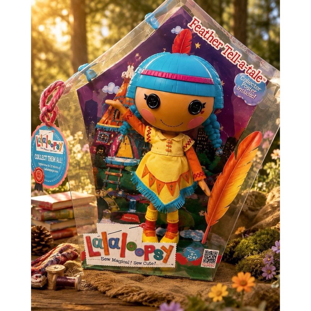 Lalaloopsy Feather Tell-a-Tale Doll MGA Original Packaging Retired Collectible